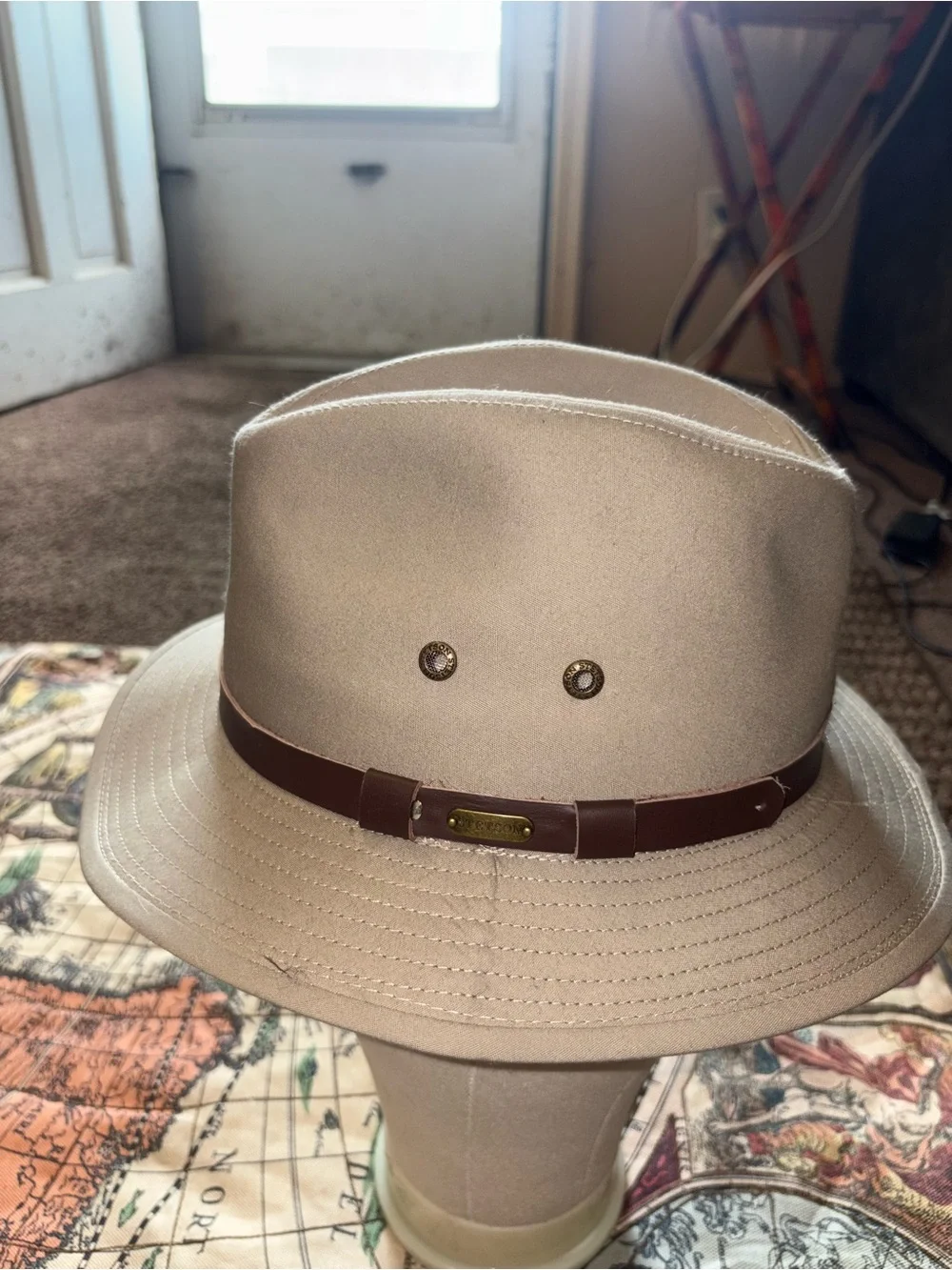 Stetson Tan and Brown Men's Hat
